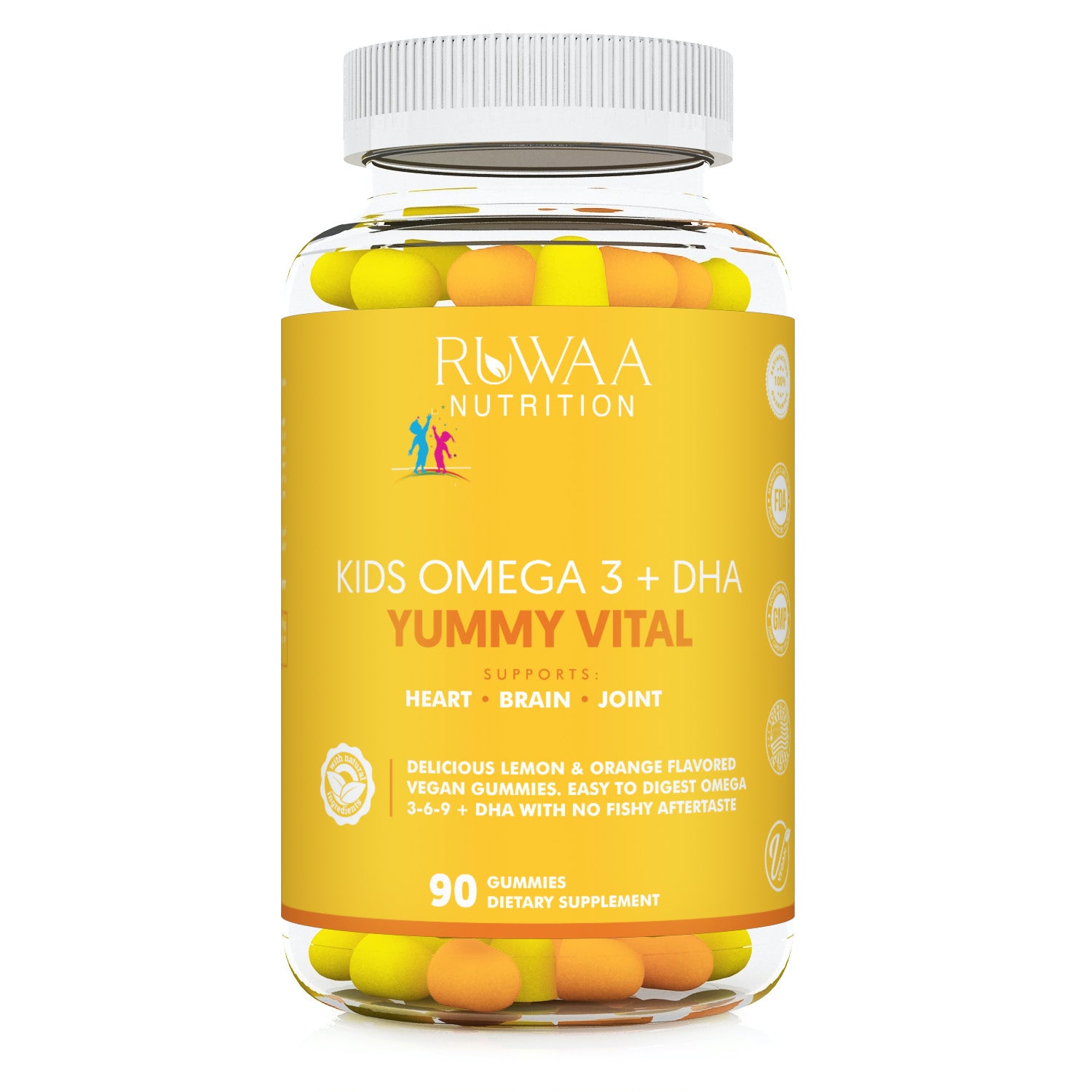 Kids Omega 3 Gummies: Essential Fatty Acid Supplements for Children | Ruwaa Nutrition
